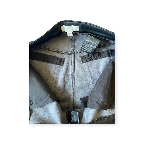 SEXY NEW Black Faux Leather Slim Fit Pants Women’s Size 8 Classic High Waist - Picture 5 of 5